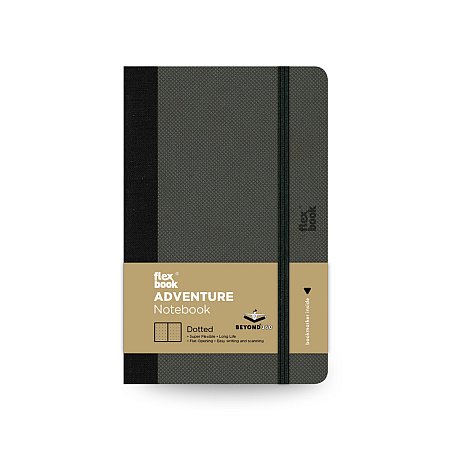 Flexbook Adventure Notebook Dotted 9x14cm - Off-Black