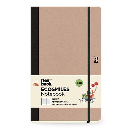 Flexbook Ecosmiles Notebook Ruled 13x21 - Almond