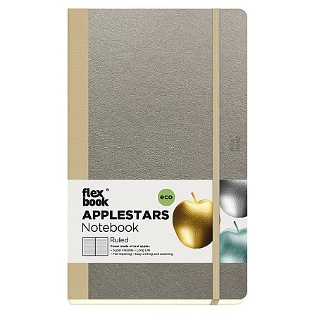 Flexbook Notebook Applestars 13x21cm - Silver