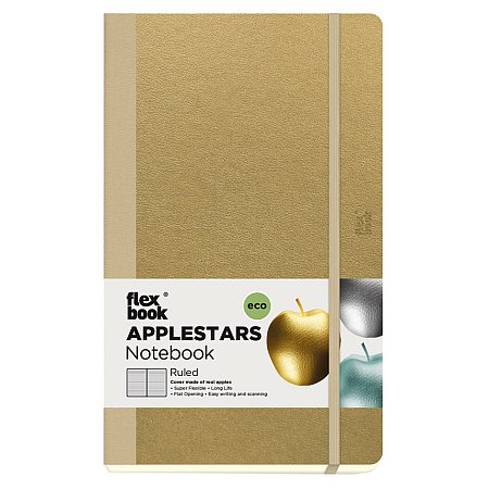 Flexbook Notebook Applestars 13x21cm - Gold