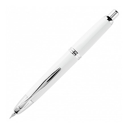 Pilot Capless Rhodium Trim White - Fountain [B]