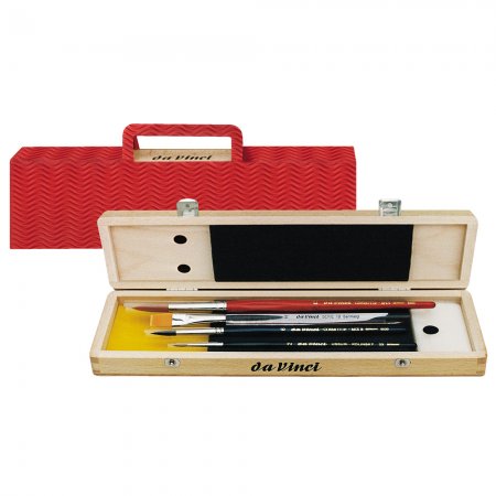 Da Vinci Water Colour Brush Set 5260 - 4 brushes in wooden box