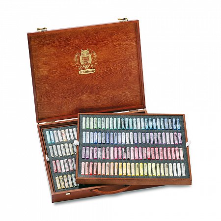 Schmincke Pastels wooden box 200 pastels