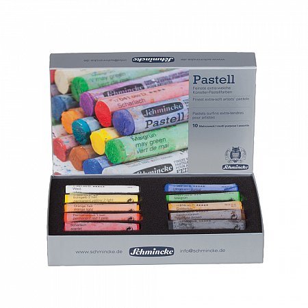 Schmincke Pastels cardboard set 10 pastels