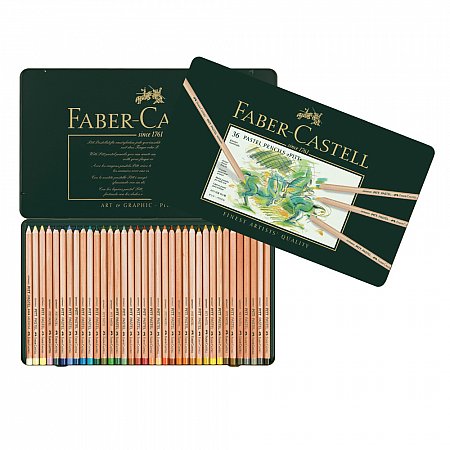 Faber-Castell PITT Pastel Pencil - Metal tin 36 colours