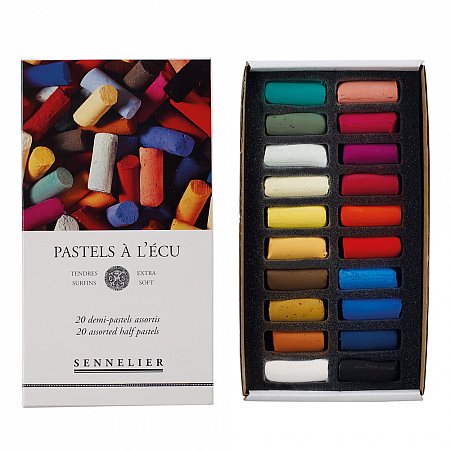 Sennelier Soft Pastels - 20-set 1/2 pastels