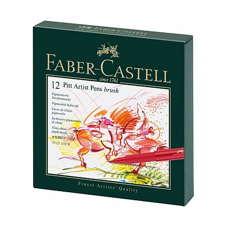 Faber-Castell Pitt Artists Pen - 12-set