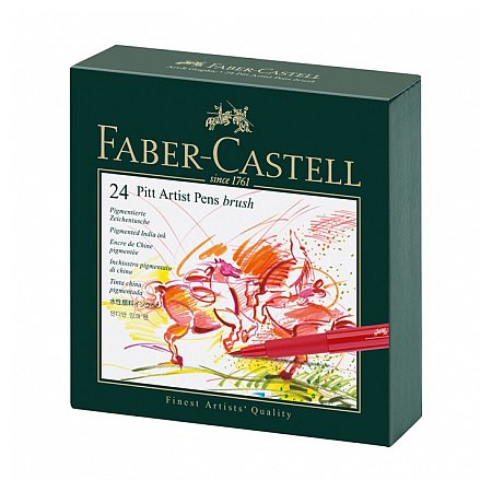 Faber-Castell Pitt Artists Pen - 24-set