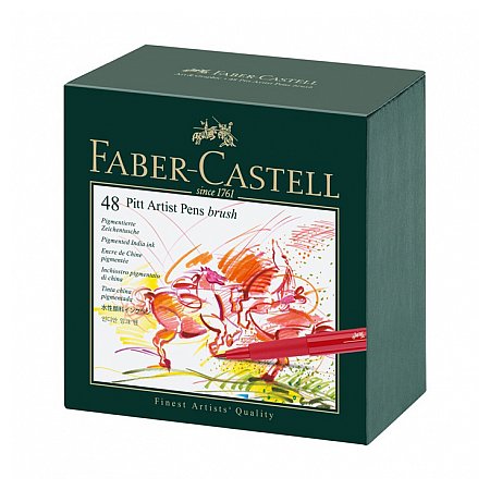 Faber-Castell Pitt Artists Pen - 48-set