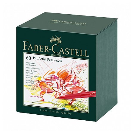 Faber-Castell Pitt Artists Pen - 60-set