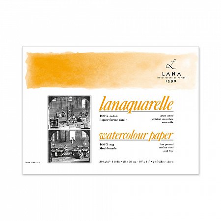 Lanaquarelle 300g 20 sheets Grain Satin (HP) - 23x31cm