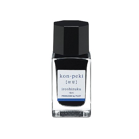 Pilot Ink Iroshizuku 15ml Blue - Kon-Peki (Deep cerulean blue)